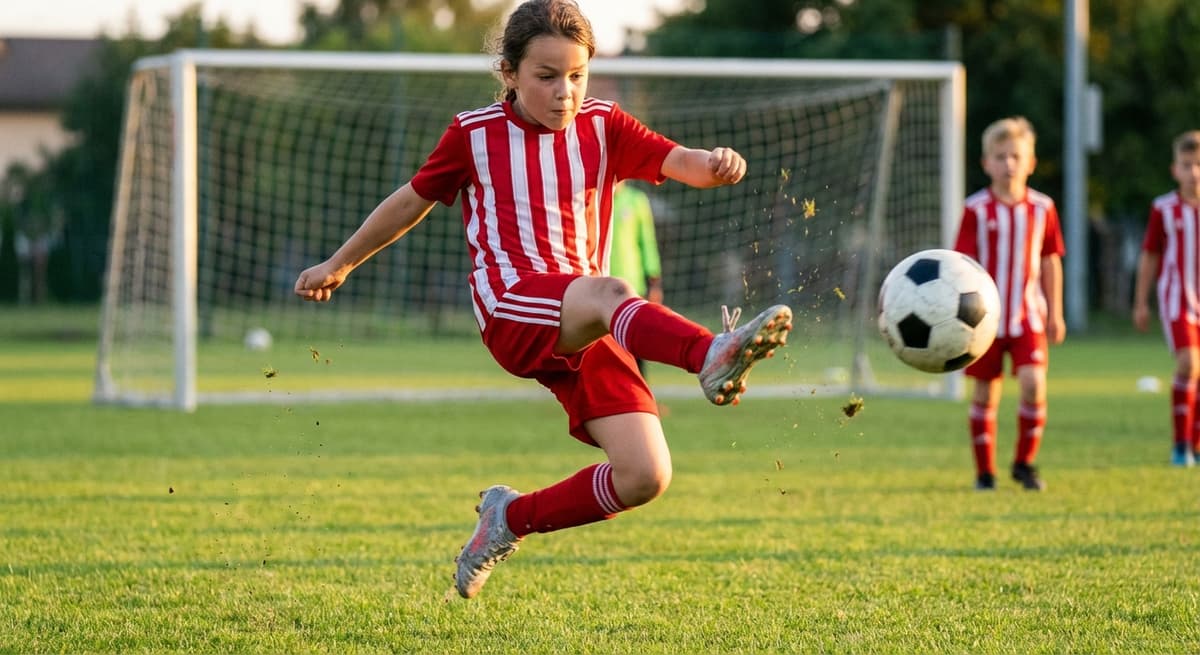 Children playing sports