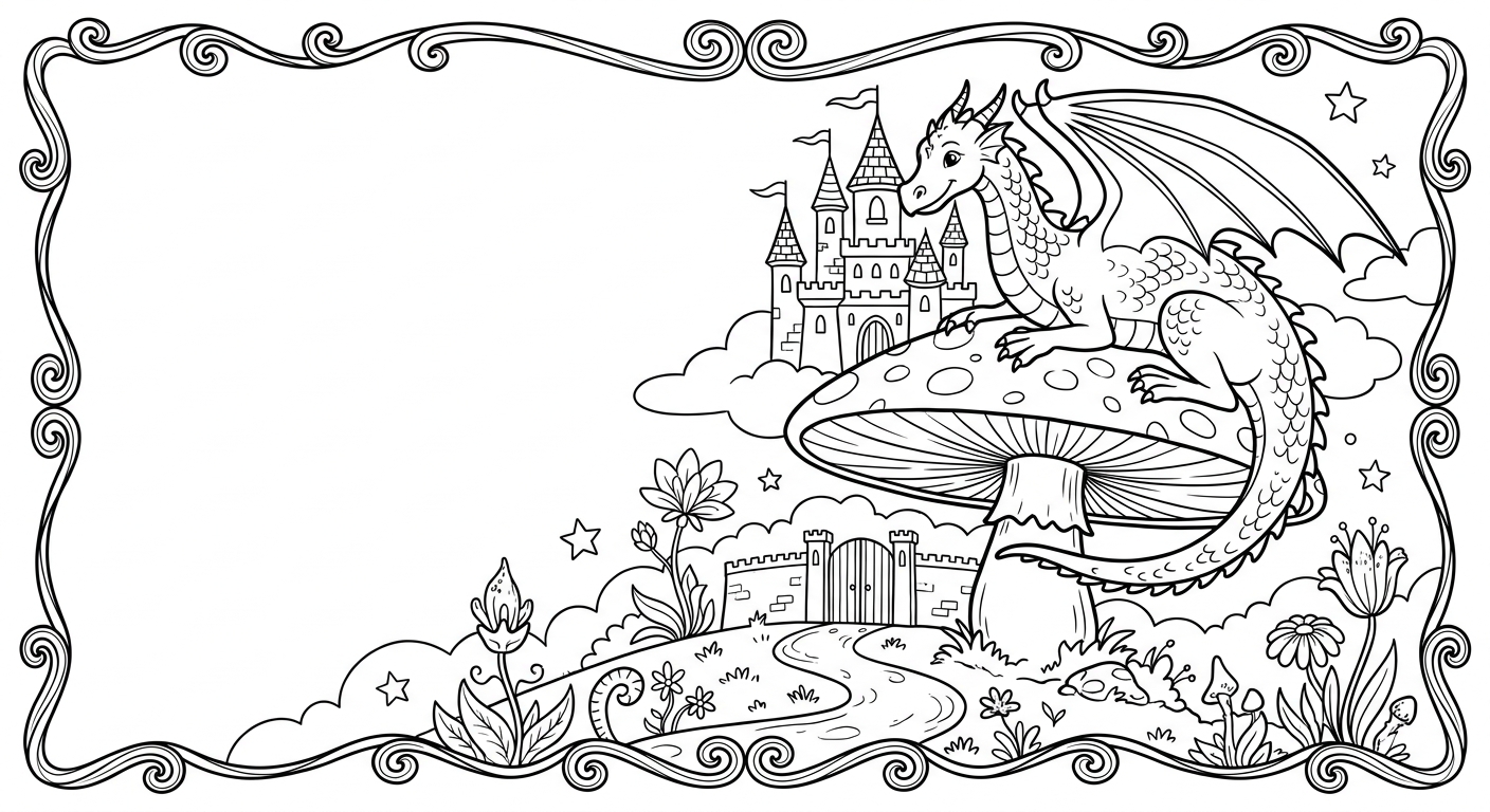 🏰 Fairy Tales coloring page
