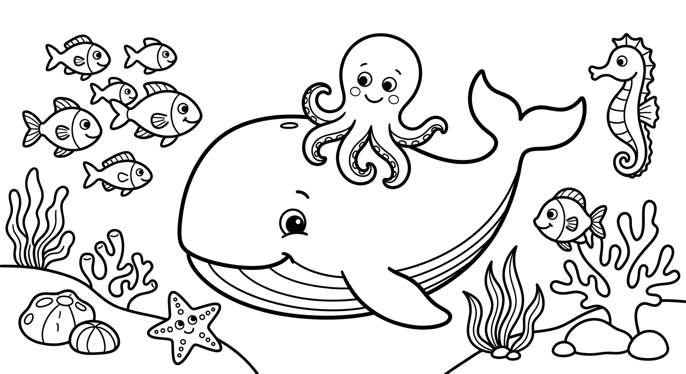 🐠 Under the Sea coloring page